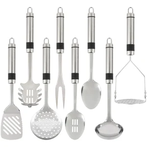 Conjunto de 8 Utensílios Inox