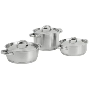 Conjunto de 2 Caçarolas Ø20/Ø24 cm e 1 Panela Ø20 cm - Supreme