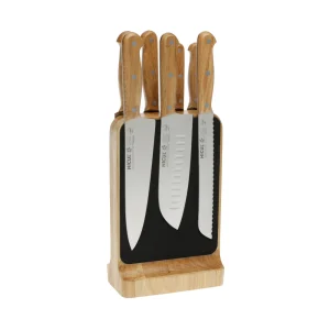 Bloco c/7 Facas CHEF WOOD