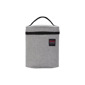 Bolsa Térmica Cinza/Preto 4L - 19x11x22 cm