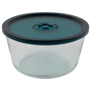 Caixa de Vácuo em Vidro Redonda 2750 ml