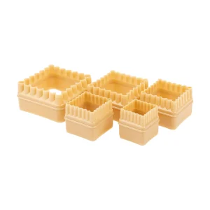 Pack de 5 Corta Massas - Quadrados