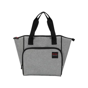 Bolsa Térmica Cinza/Preto 4L - 24x15x26 cm