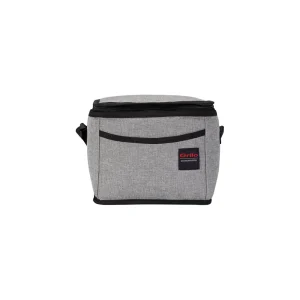 Bolsa Térmica Cinza/Preto 5L - 22.5x15.5x18 cm