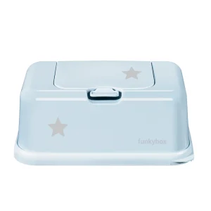 FunkyBox - Dispensador de Toalhitas Brilho - Azul Pastel